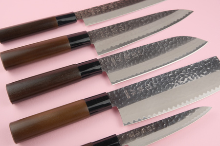 Nůž Sekiryu KATEI HAMMERED Santoku 165 mm [SRH100]