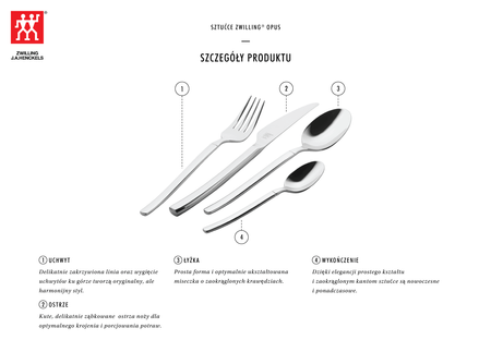 Sada příborů Zwilling Opus 60 kusů