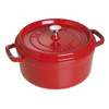 Litinový kulatý hrnec STAUB 3,8 ltr červený