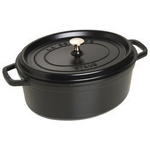 STAUB Oválný litinový hrnec 5,5 ltr černý