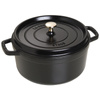 Litinový kulatý hrnec STAUB 5,2 ltr černý