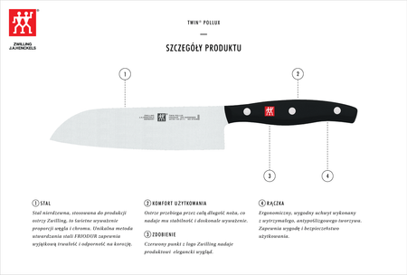 Nůž Zwilling Twin Pollux Santoku 18 cm