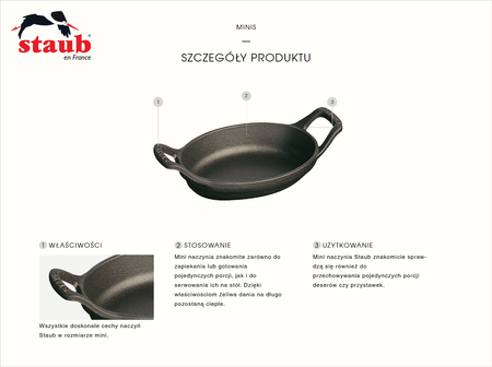 Litinový hrnec Staub Minis 250 ml