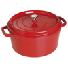 Litinový kulatý hrnec STAUB 6,7 ltr červený