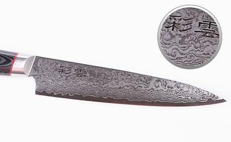 Nůž Santoku 170 mm Kanetsugu PRO-M Saiun VG-10 Damascus