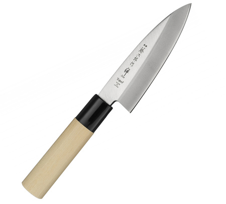 Kuchyňský nůž Tojiro Zen Oak FD-570D 11,5 cm mini-light Deba