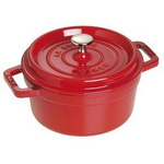 Litinový kulatý hrnec STAUB 2,6 ltr červený