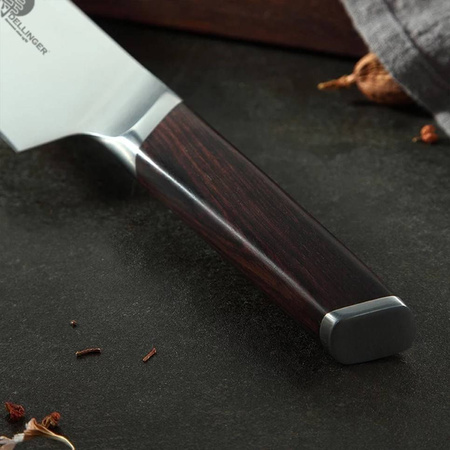 Nakiri 7,8" (199mm) Dellinger CUBE Ebony Wood