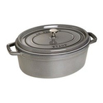 STAUB Oválný litinový hrnec 6,7 ltr grafitový