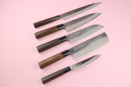 Nůž Sekiryu KATEI HAMMERED Santoku 165 mm [SRH100]