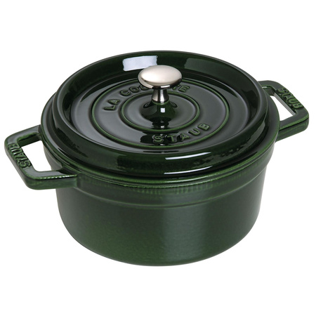 Litinový kulatý hrnec STAUB 2,2 ltr zelený