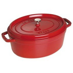 STAUB Oválný litinový hrnec 5,5 ltr červený