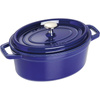 STAUB Oválný litinový hrnec 2,35 ltr modrý