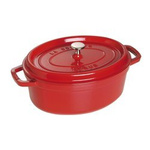 STAUB Oválný litinový hrnec 4,2 ltr červený