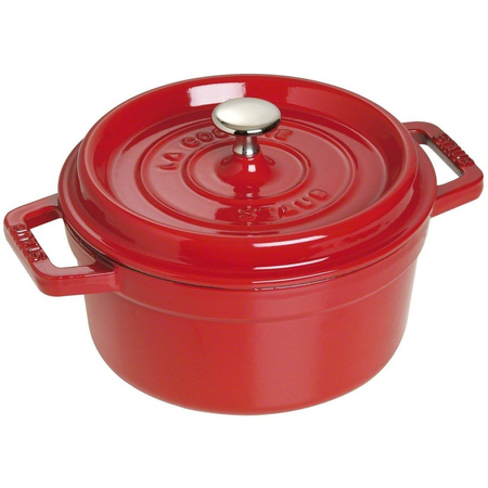 Litinový kulatý hrnec STAUB 1,7 ltr červený