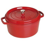 Litinový kulatý hrnec STAUB 6,7 ltr červený