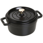 Litinový kulatý hrnec STAUB 2,2 ltr černý