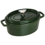 STAUB Oválný litinový hrnec 2,35 ltr zelený