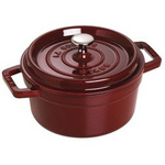 Litinový kulatý hrnec STAUB 2,6 l grenadina