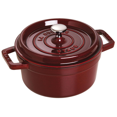 Litinový kulatý hrnec STAUB 2,6 l grenadina