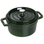 Litinový kulatý hrnec STAUB 2,6 ltr zelený