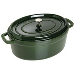 STAUB Oválný litinový hrnec 5,5 ltr zelený